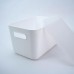  Handled Storage Box S - White