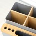  Bamboo and wood multifunctional creative desktop storage box 