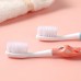  Children's animal print easy grip toothbrush set