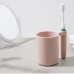  Creative toothbrush holder mouthwash cup - pink