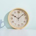  Fashion wood grain wall clock