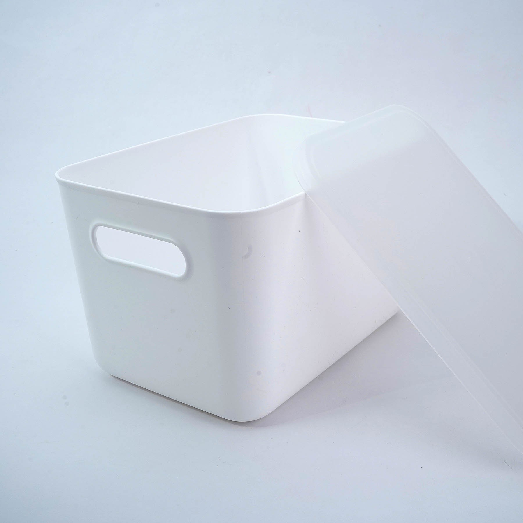 Handled Storage Box S - White
