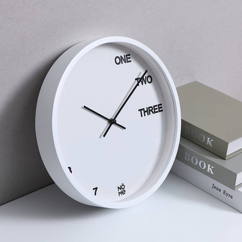Simple design scale wall clock