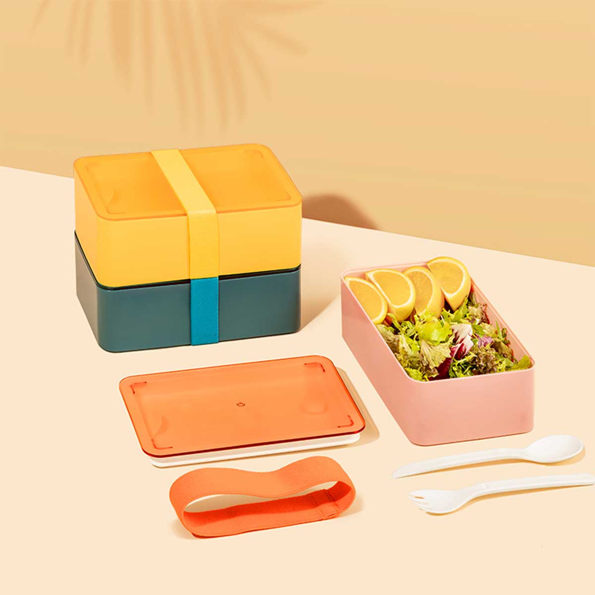 Simple Single Layer Lunch Box 1000ml